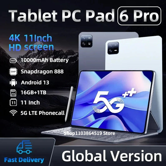 SnapTab 6 Pro 5G Tablet 4K Screen